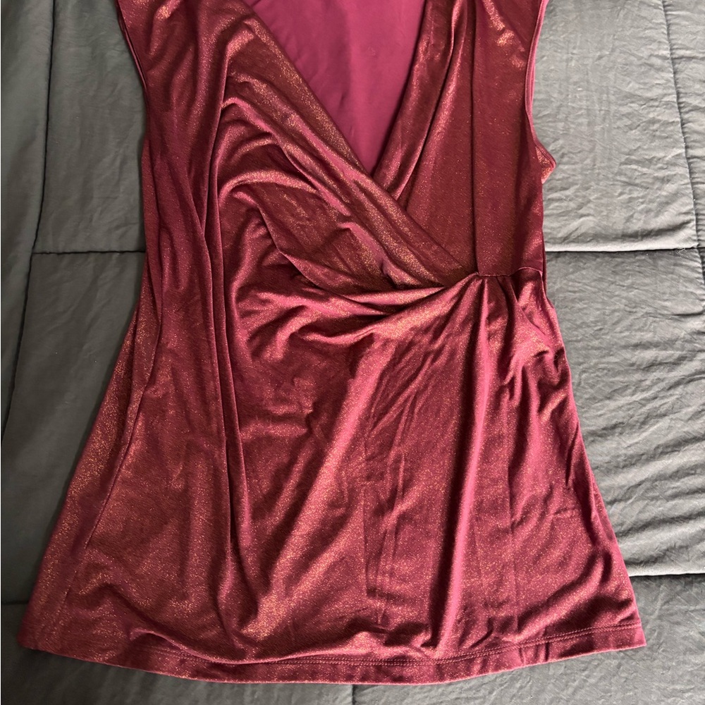 Calvin Klein Burgundy Top